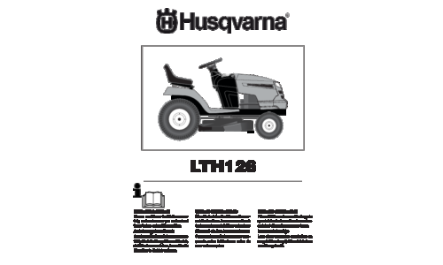 Husqvarna LTH126 96041007600 2009-01 EN DE FR ES IT NL User Manual