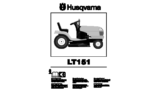 Husqvarna LT151 96011011000 2007-02 EN DE FR ES NL IT User Manual