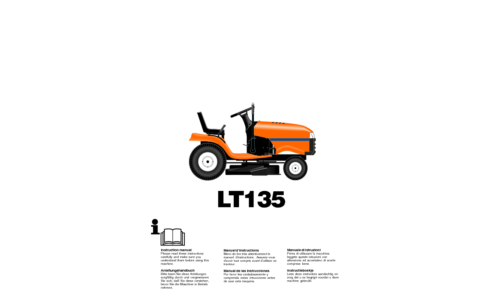 Husqvarna LT135 HELT135A 2002-01 EN DE FR ES IT NL User Manual