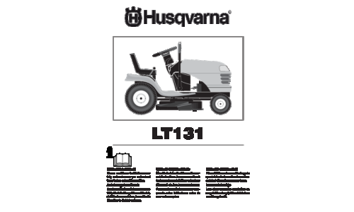 Husqvarna LT131 96011026402 2008-11 EN DE FR ES IT NL User Manual