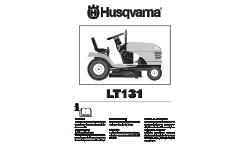 Husqvarna LT131 96011026402 2008-10 SE NO DK FI PT GR User Manual