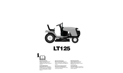 Husqvarna LT125 HELT125C 2002-01 EN DE FR ES IT NL User Manual