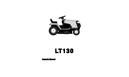 Husqvarna LT 130 954830071A 1995-09 Ride Mower User Manual