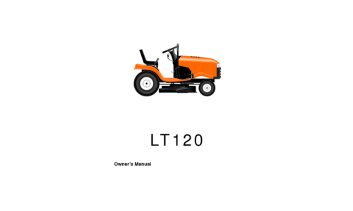 Husqvarna LT 120 954140002A 1996-12 Ride Mower User Manual