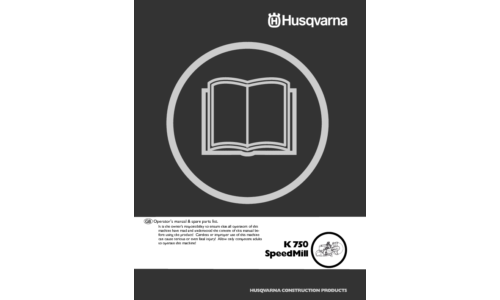 Husqvarna K750 Husqvarna EN 2007-10 User Manual_1