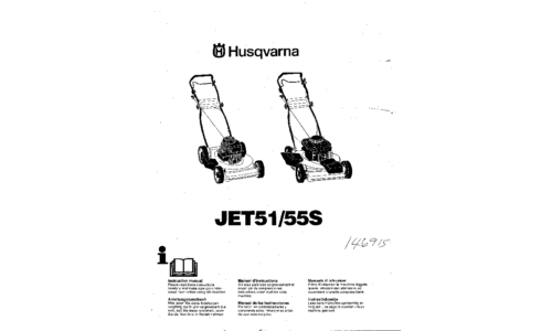 Husqvarna Jet 51 Jet 55 S 1997-01 GB DE FR ES IT NL User Manual