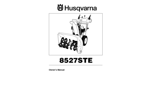 Husqvarna HL 8527 STE A 954223654 2004-03 Snow Thrower User Manual_1