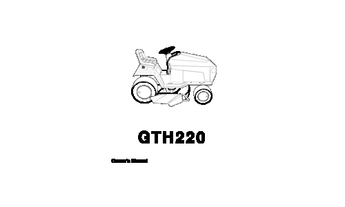 Husqvarna GTH 220 954830167A,1995-08 Ride Mower User Manual