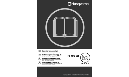 Husqvarna FS700EX Husqvarna EN 2006-12 User Manual