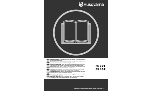 Husqvarna FS305 FS309 FS 305 FS 309 2010-01 FR EN DE IT ES NL SE PT User Manual