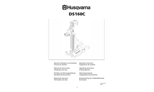 Husqvarna DS160C Husqvarna 2006-08 User Manual