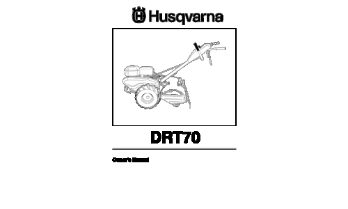 Husqvarna DRT70 96091001301 2008-03 User Manual