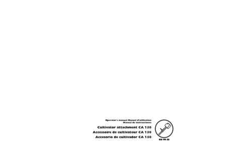 Husqvarna Cultivator attachment CA150 2005-01 User Manual_1