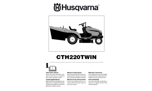 Husqvarna CTH220 Twin 96061019103 2008-10 EN DE FR ES IT NL User Manual