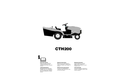 Husqvarna CTH200 HECTH200A 2002-01 EN DE FR ES IT NL User Manual