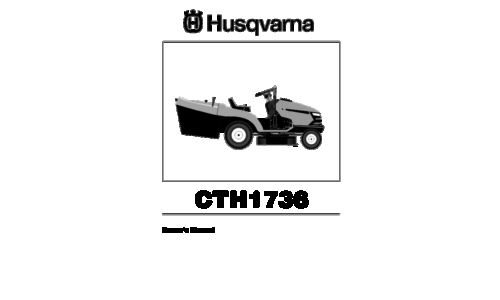 Husqvarna CTH1736 96061021600 2007-04 User Manual