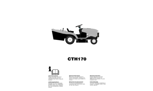 Husqvarna CTH170 HECTH170A 2002-03 EN DE FR ES IT NL User Manual