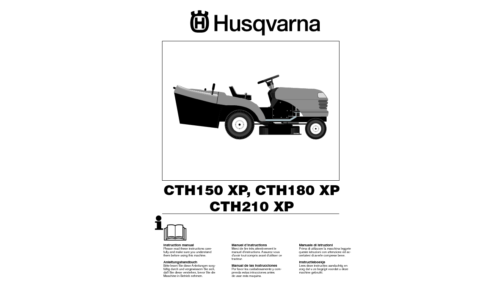 Husqvarna CTH150 XP CTH180 XP CTH210 XP HECTH150KC HECTH180KC HECTH210KB 2004-01 EN DE FR ES IT NL User Manual