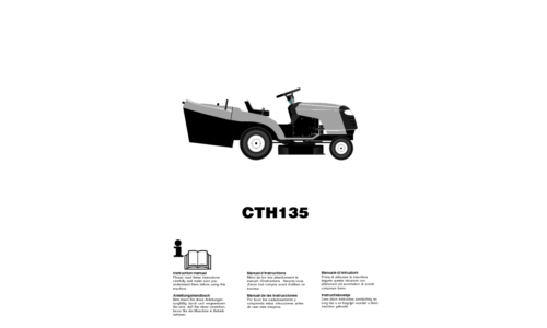 Husqvarna CTH135 HECTH135A 2002-01 EN DE FR ES IT NL User Manual