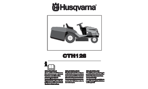 Husqvarna CTH126 96041007800 2009-01 EN DE FR ES IT NL User Manual