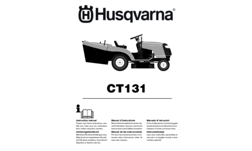 Husqvarna CT131 96061022201 2008-05 EN DE FR ES IT NL User Manual