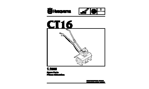 Husqvarna CT 16 Cultivator 1995-05 Tiller User Manual_1