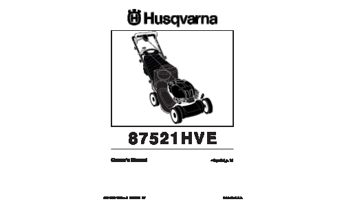 Husqvarna 87521 HVW 2008-04 EN ES User Manual