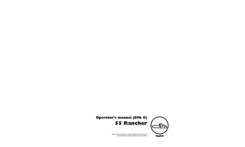 Husqvarna 55 Rancher EPA II 2004-01 User Manual