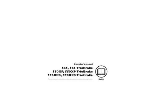 Husqvarna 545 545 TrioBrake 550XP 550XP TrioBrake 550XPG 550XPG TrioBrake 2011-11 User Manual_1