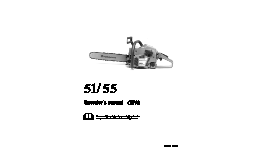 Husqvarna 51 55 2001-02 User Manual