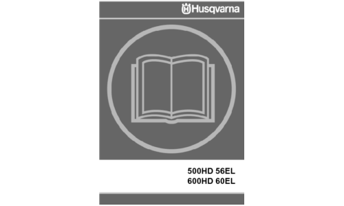 Husqvarna 500 HD56 EL 600 HD60 EL 2003-05 EN User Manual