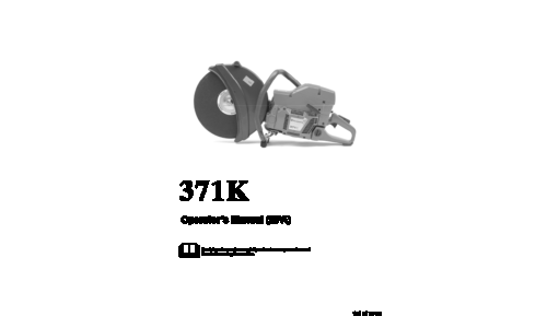 Husqvarna 371 K 2000-12 User Manual