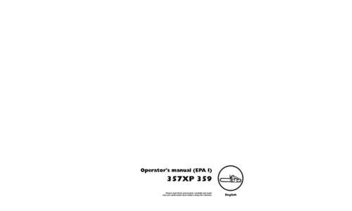 Husqvarna 357 XP 359 EPA I 2002-06 User Manual