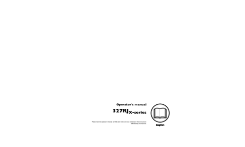 Husqvarna 327 RJ X-series 2008-05 User Manual