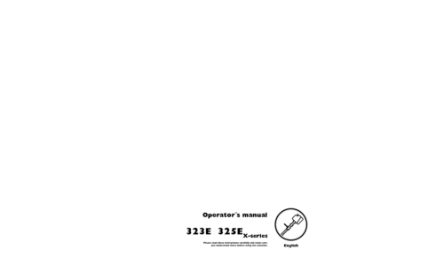 Husqvarna 323 E 325 E X-series 2004-11 User Manual