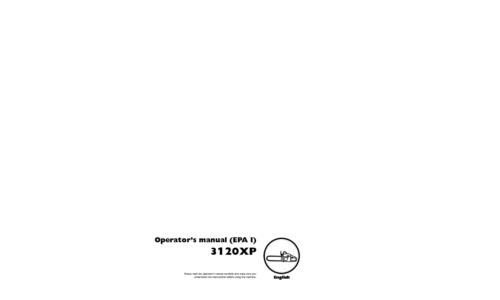 Husqvarna 3120 XP EPA I 2004-01 User Manual