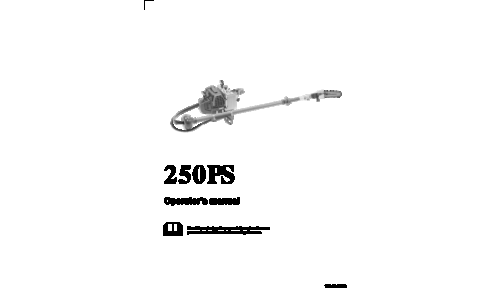 Husqvarna 250 PS 2001-04 User Manual