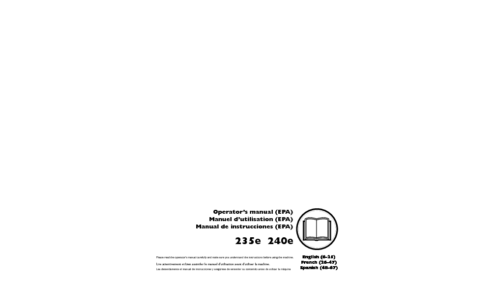 Husqvarna 235 e 240 e EPA 2008-06 User Manual