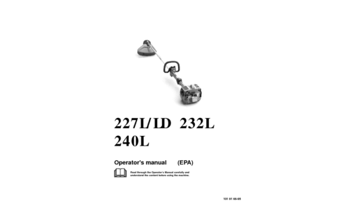 Husqvarna 227 L 227 LD 232 L 240 L 2001-11 User Manual