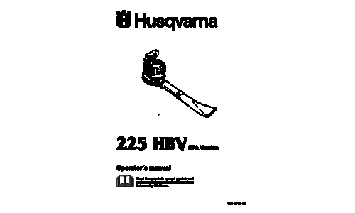 Husqvarna 225 HBV 2000-02 User Manual