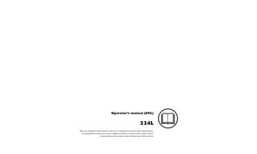 Husqvarna 224L 2009-06 115138729r2 User Manual