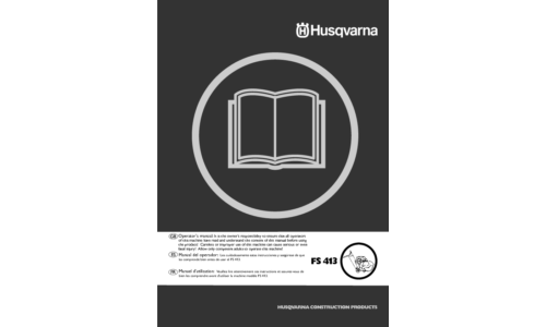 Husqvarna 2007-04 524201084 FS413 User Manual