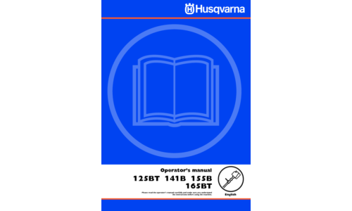 Husqvarna 125 BT 141 B 155 B 165 BT 2004-08 User Manual