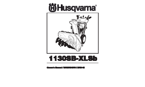 Husqvarna 1130SBXLSB 2008-12 SNOW BLOWERS THROWERS 96193004000 User Manual_1