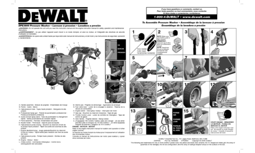 DeWalt Pressure Washer DPE3800 User Manual