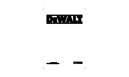 DeWalt Grinder DW882 User Manual