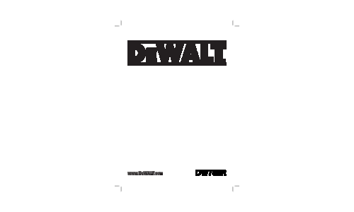 DeWalt Grinder DW752R User Manual