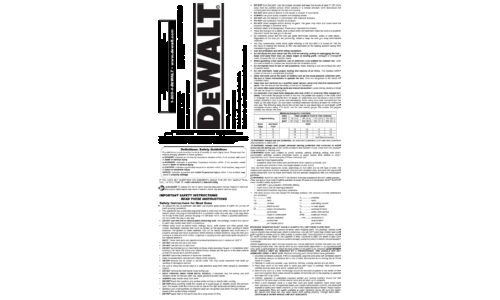 DeWalt Electric Heater D26950 User Manual