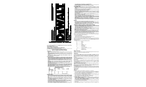 DeWalt Drill DW101 User Manual