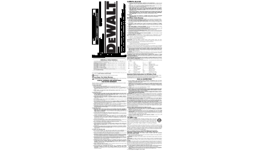 DeWalt Drill DCD771C2R User Manual